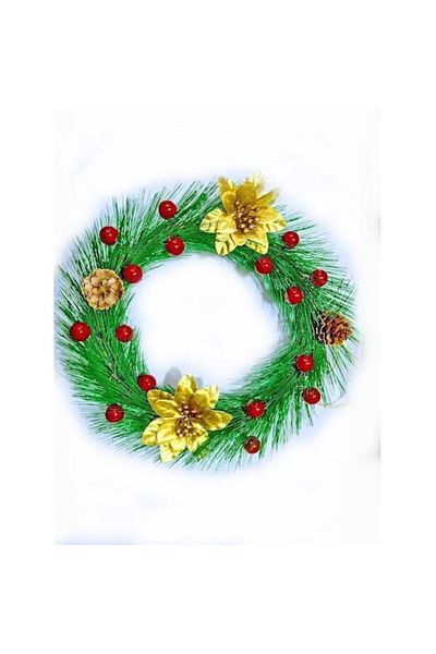 OEM Decorated Christmas Wreath, 20 cm Diameter