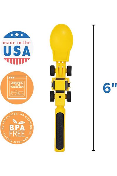 COOYA Plate - Yellow Fork+Orange Plate