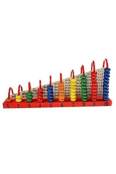 OEM Wooden Abacus with 10 Rods, Interactive, Multicolored