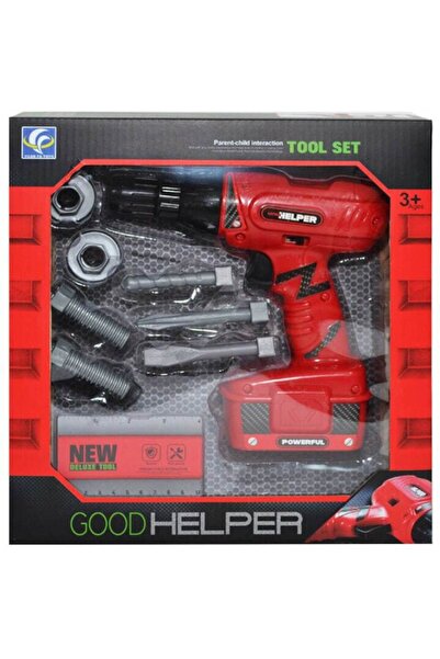 OEMN Bormasina Good Helper Cu Baterii, 9 Piese