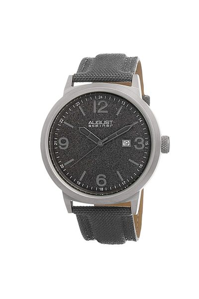 August Steiner Analog Black Dial Men's Watch - AS8088GY