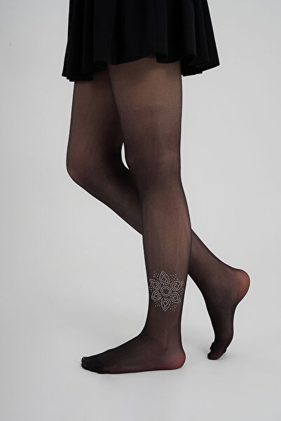 Esse Şekil Taşlı Süperince Külotlu-Taşlı Siyah/500 - STD - Taşlı 2