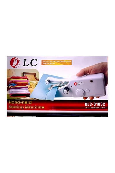 DLC Portable Hand-Held Sewing Machine – Compact & Quick Stitch Tool (White)