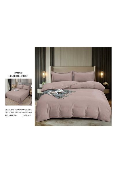 CHIRASO CHIRASO bedding set, DAMASK, Classic sheet 240x250cm, Duvet sheet 200x230cm and 2 pillowcases