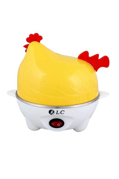 DLC 7-Egg Electric Steamer 350W – Multi-Color Egg Boiler (Yellow