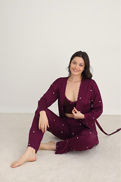 Mihra R032 Damson Women's Pajama Set