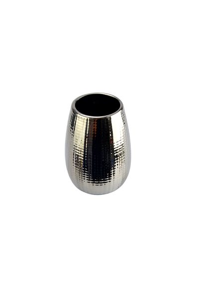 Wenko Dakar Chrome Plated High Quality Bathroom Tumbler Silver 11.6 x 8.3cm