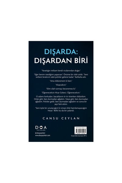 DOA Yayınları Dışarda: Dışardan Biri - Cansu Ceylan