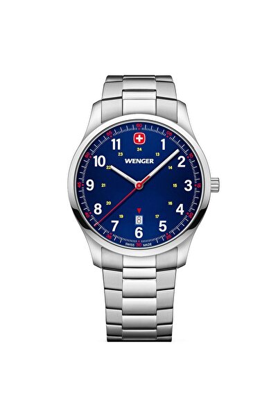 Wenger Ανδρικό Ρολόι Wenger 01.1441.134, Quartz, 42mm, 5ATM