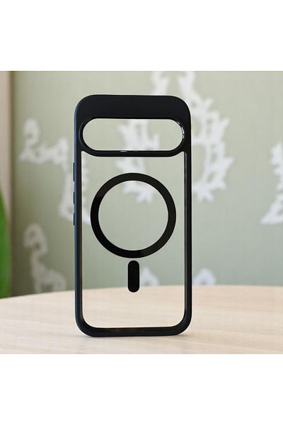 Gtech Husa Telefon Hibrid Acrilic Clar+TPU, MagSafe, compatibil cu Google Pixel 9 Pro, Usoara, Durabila
