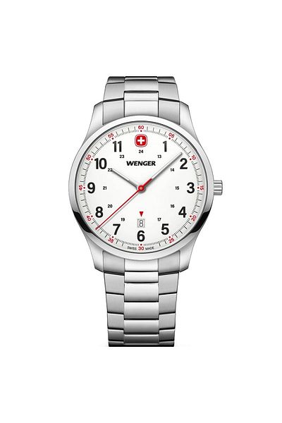 Wenger Ανδρικό Ρολόι Wenger 01.1441.133, Quartz, 42mm, 5ATM