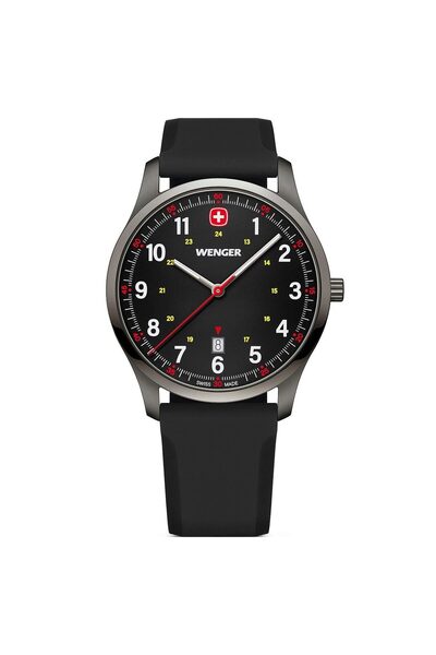 Wenger Ανδρικό Ρολόι Wenger 01.1441.135, Quartz, 42mm, 5ATM