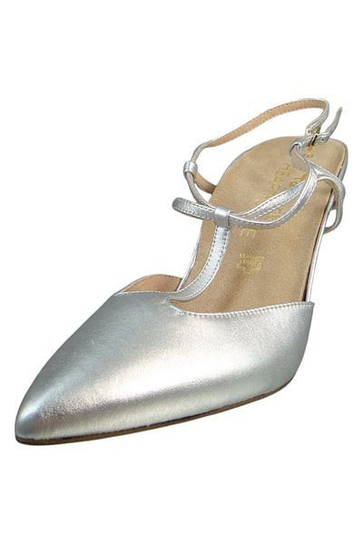 Tamaris Damen Klassische Pumps Heart & Sole 1-29611-22 Silberfarben 941 Silver Textil Mit Touch-it