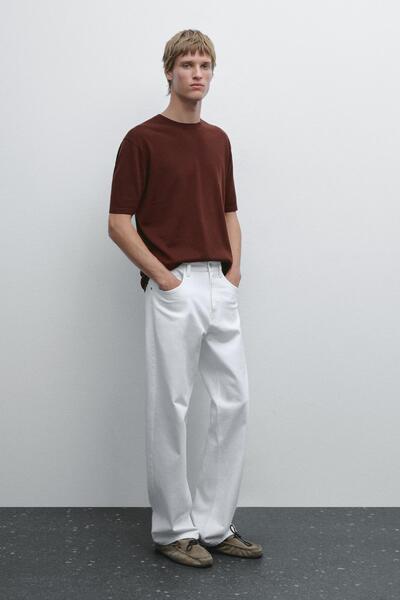 Massimo Dutti %100 pamuklu triko t-shirt