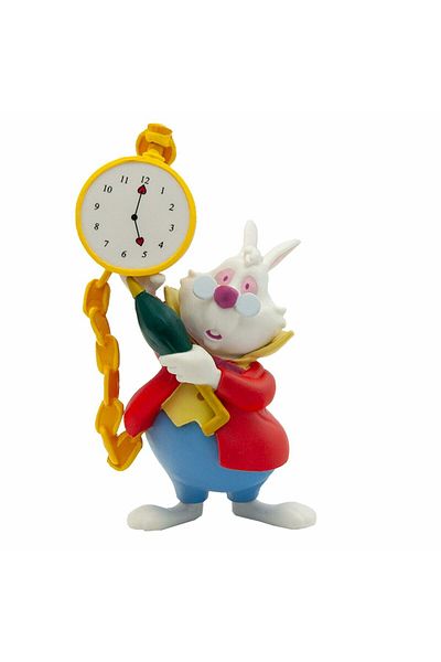 Glade White Rabbit figurine, Alice in Wonderland model, 8 cm