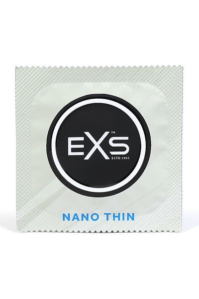 Nexs Ultra-thin latex condoms, EXS Nano Thin, 3 pieces