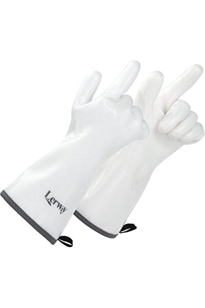 Inkbird قفازات شواء من LERWAY مقاومة للماء من السيليكون للطهي والشواء، مقاس 35 سم، مقاومة للحرارة وقابلة للمس الطعام