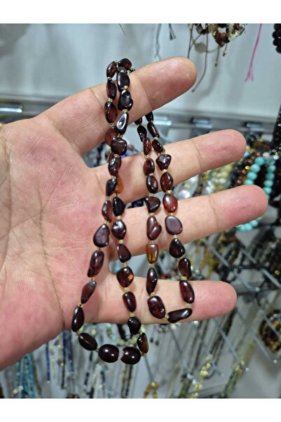 güleçdoğaltaş قلادة الياقوت الكرز 55 سم
