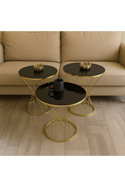 BKLİFE Pota Zigon Gold Metal 4 Mm Kırılmaz Temperli Siyah Cam