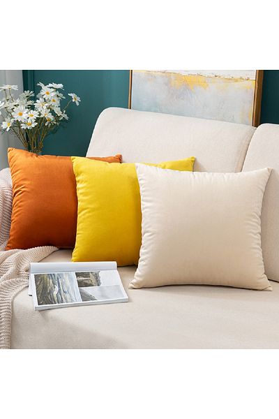 sharpdo Pure Color Velvet Pillowcase Plush Pillowcase and pillow sets 30*30cm
