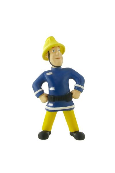 jad Fireman figurine, Comansi, Fireman Sam, with helmet, 9 cm