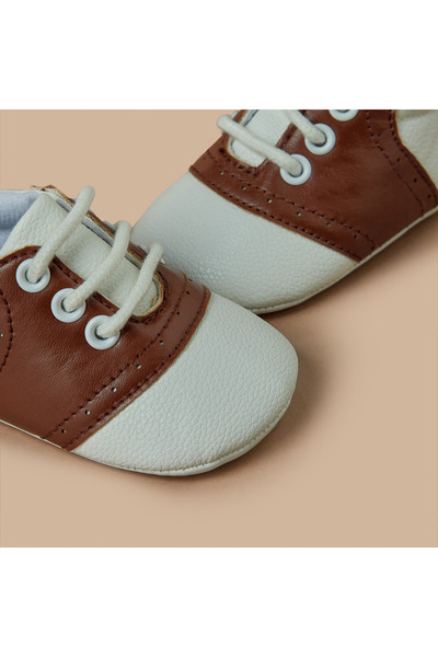 giggles Colourblock Booties with Lace-Up Closure