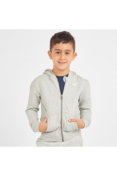 Juniors Solid Jacket with Long Sleeves and Hood