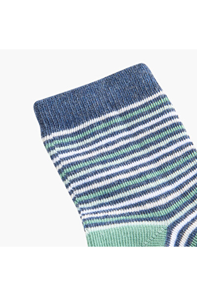 Juniors Printed Crew Length Socks - Set of 5