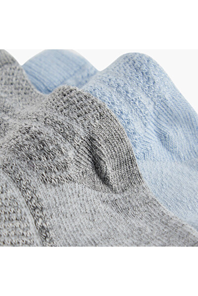 giggles Textured Ankle Length Socks - Set of 2