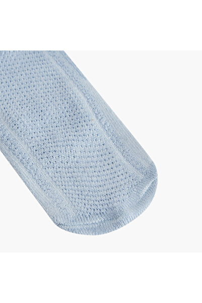 giggles Textured Ankle Length Socks - Set of 2