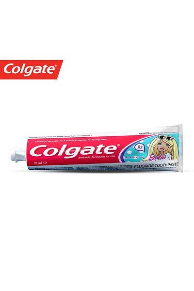 Colgate Kids Girls Fluoride Toothpaste 6+ Barbie 50 ml