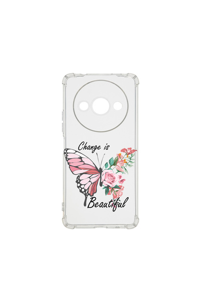 bestcase Carcasă antișoc pentru Xiaomi Redmi A3, Change is Beutiful, 1805846 ...