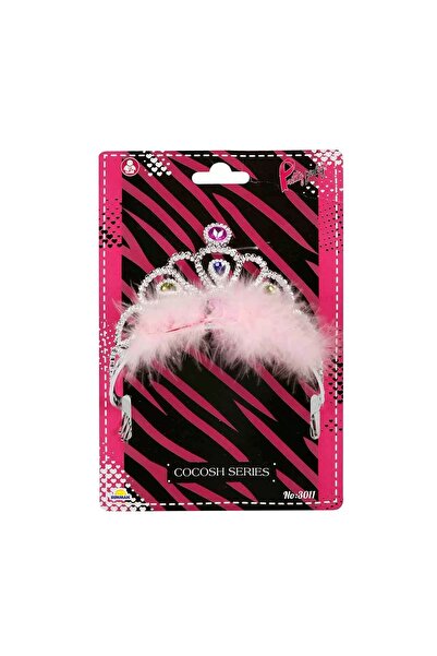 Muhcu Home تاج الأميرة للفتيات - تاج من الريش - تاج الشعر
