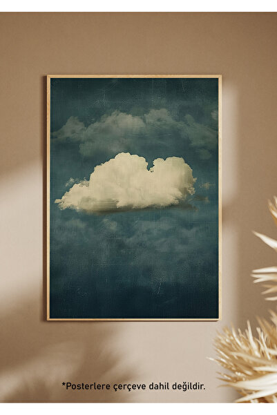 One Little Happiness CLOUD POSTER Αφίσα Αισθητική αφίσα τοίχου, αφίσα χωρίς π...