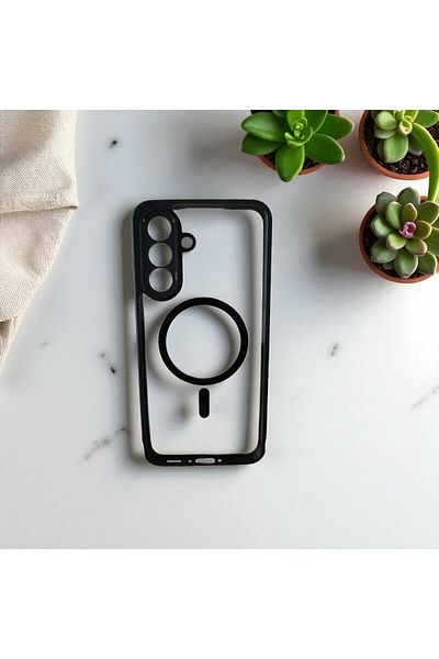 Gtech Hybrid acrylic, clear and TPU phone case, MagSafe, compatible with Samsung Galaxy S24 Plus, lightweight