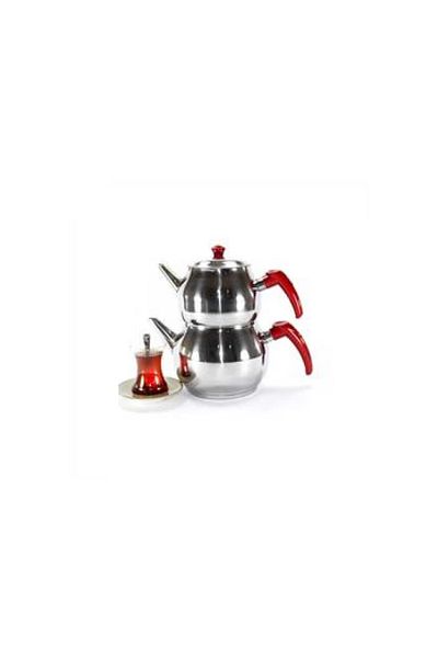 HARLEM Double Turkish Kettle, Medium Stainless Steel