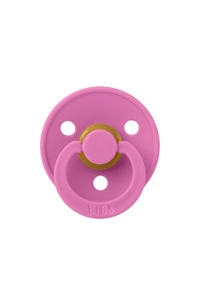 Bibs Latex Pacifier, BIBS Colour, round nipple, 6 months+, Bubblegum