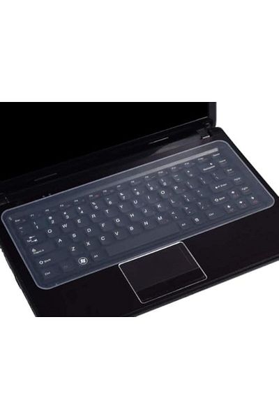 Taimi Ultra-Thin Silicone Waterproof Laptop Keyboard Cover, Transparent