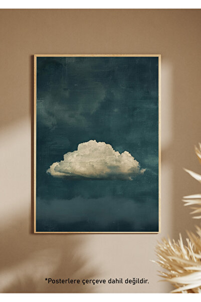 One Little Happiness Αφίσα CLOUD Αισθητική αφίσα τοίχου, αφίσα χωρίς πλαίσιο