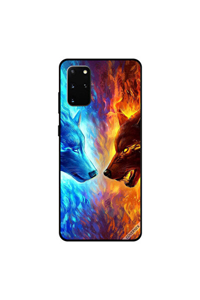 Covernex غطاء حماية سامسونج جالكسي S20 بلس بتصميم ذئب الماء والنار