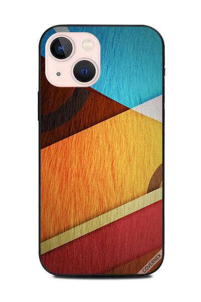 Covernex غطاء حماية لهاتف Apple iPhone 13 Mini بنمط شعر متعدد الألوان