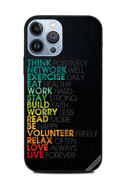 Covernex غطاء حماية لهاتف Apple iPhone 13 Pro Max اقتباسات عن نمط الحياة