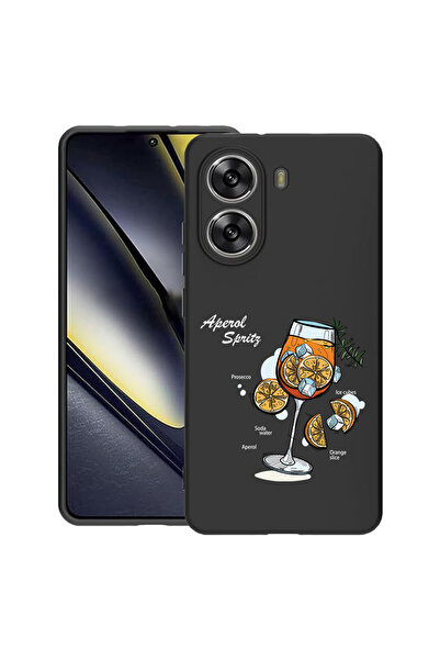 bestcase ® Husa Slim Silicon pentru Poco X7 Pro, Aperol Spritz, 1992025 B 1844