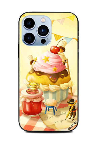 Covernex غطاء حماية لهاتف Apple iPhone 13 Pro بتصميم كب كيك عيد الميلاد