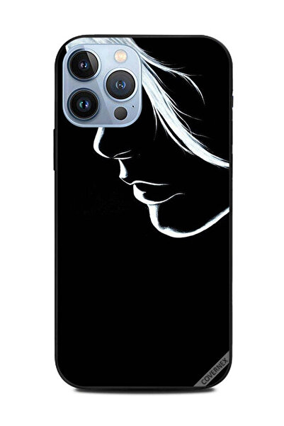 Covernex غطاء حماية لهاتف Apple iPhone 13 Pro Max قناع فتاة حزينة لطيفة