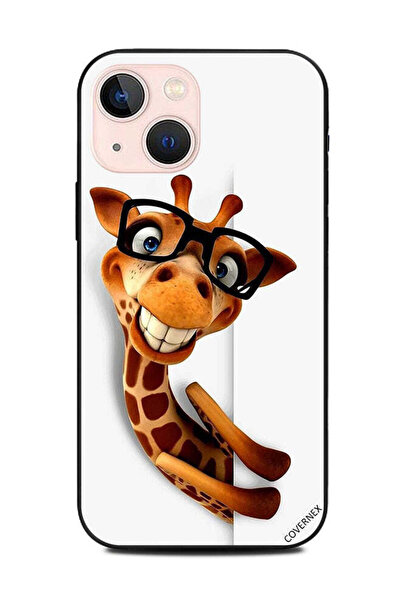 Covernex غطاء حماية لهاتف Apple iPhone 13 Mini بتصميم زرافة لطيفة