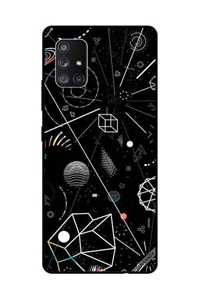 Covernex غطاء حماية لهاتف سامسونج جالاكسي A71 بأشكال هندسية