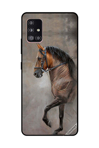 Covernex غطاء حماية لهاتف سامسونج جالاكسي A51 - صورة حصان عتيقة