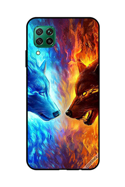 Covernex غطاء حماية لهاتف هواوي نوفا 7i / P40 لايت - ذئب الماء والنار