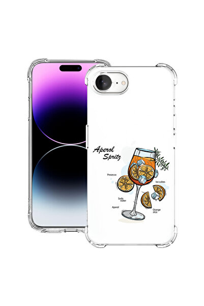 bestcase ® Husă antișoc pentru Apple iPhone 16e, Aperol Spritz, 1988231 AS 1844